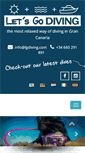 Mobile Screenshot of lgdiving.com